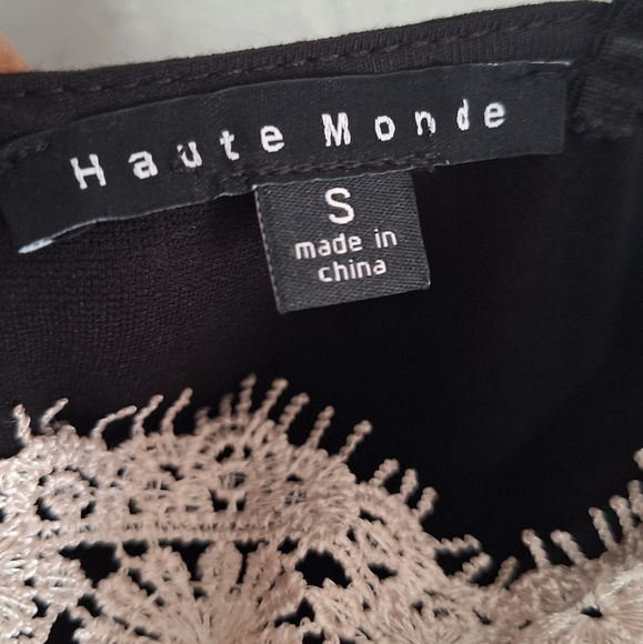 Haute Monde Black and White Adjustable Strap Bodycon Women's Dress Size S NWT - Picture 4 of 5